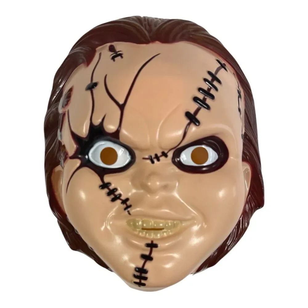 Chucky Childs Play Children’s Halloween Costume Jumpsuit & Mask Size Large 12-14